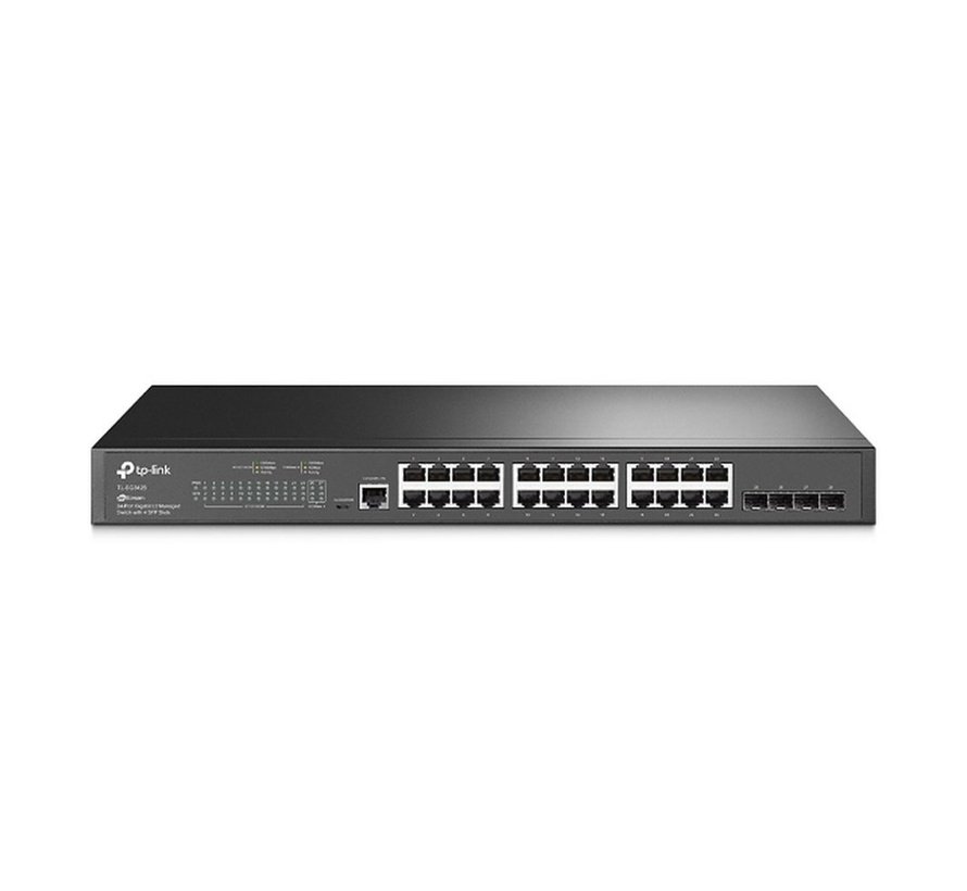 TL-SG3428 netwerk-switch Managed L2 Gigabit Ethernet (10/100/1000) 1U Zwart