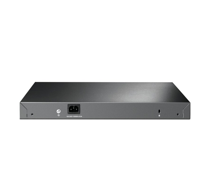 TL-SG3428MP | JetStream 28-poorts Gigabit L2+ Managed Switch | 24x PoE+ (384W) | 4x SFP | Omada SDN | Zwart
