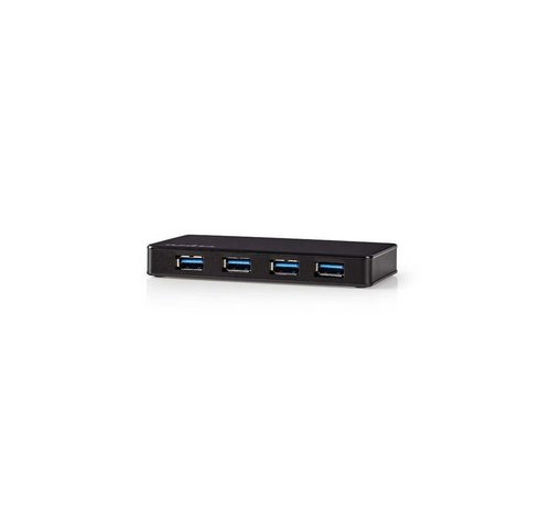 Nedis UHUBU3420BK | Interface Hub USB 3.2 Gen 1 (3.1 Gen 1) Micro-B | Zwart