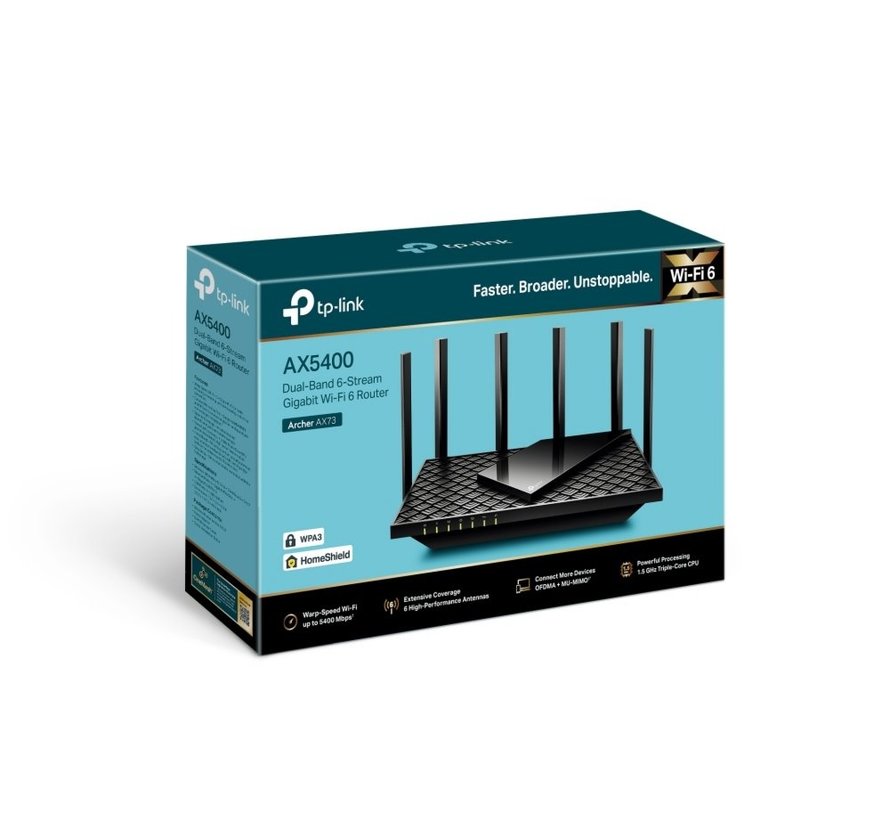 Archer AX72 | Wifi 6 Router | Gigabit Ethernet Dual-band (2.4 GHz / 5 GHz) | 4804Mbit/s