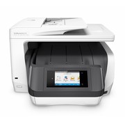 Hewlett Packard HP OfficeJet Pro 8730 All-in-One printer, Printen, kopiëren, scannen, faxen, Invoer voor 50 vel; Printen via USB-poort aan voorzijde; Scans naar e-mai