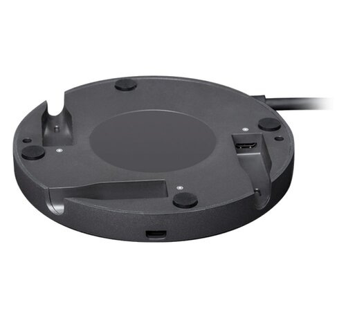 Logitech Rally Mic Pod Hub 939-001647 | Microfoonhub voor Rally-systemen | 3x 12-pins aansluitingen | Onder-tafel montage | Grafiet