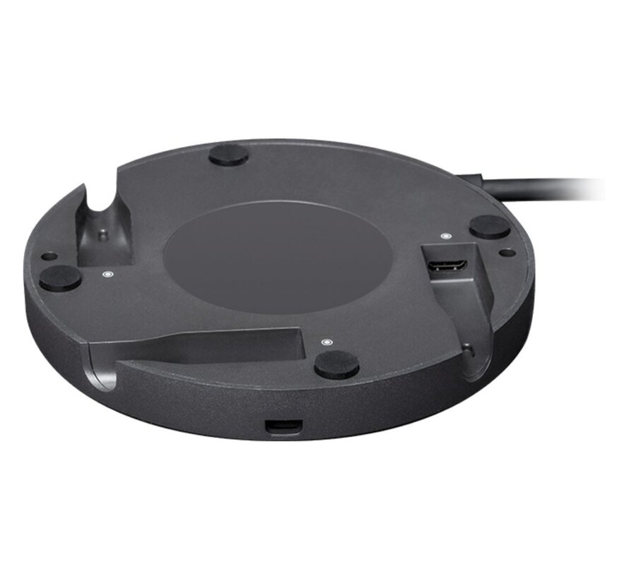 Rally Mic Pod Hub 939-001647 | Microfoonhub voor Rally-systemen | 3x 12-pins aansluitingen | Onder-tafel montage | Grafiet