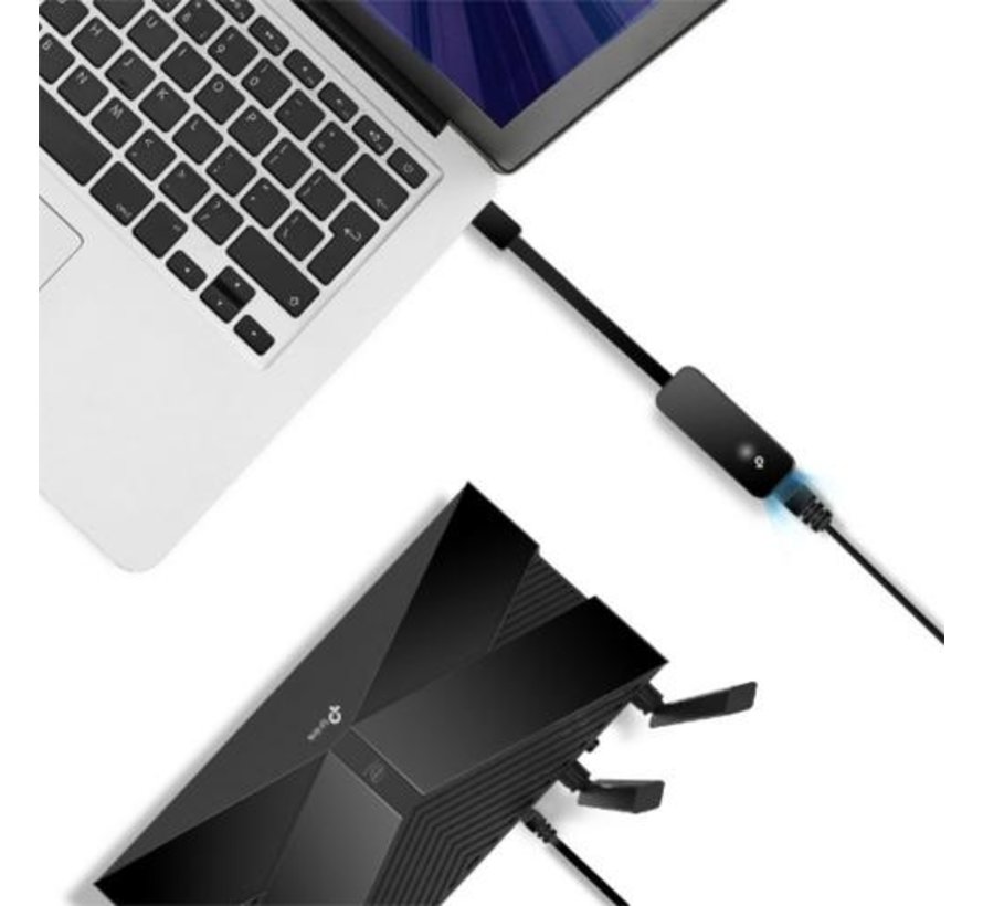 UE306 | USB 3.0 naar Gigabit Ethernet Netwerkadapter | 1000 Mbps | Inklapbaar & Draagbaar