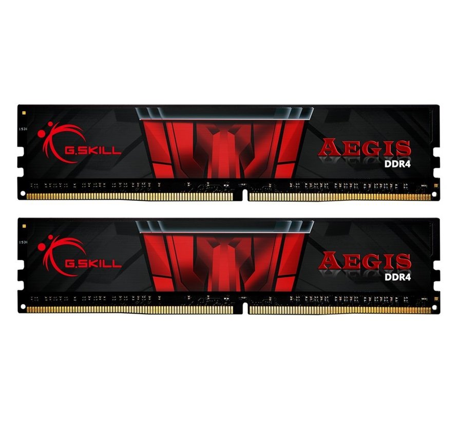 G.Skill Aegis | 16GB 2x8GB DDR4 | 3200MHz | DIMM | CL16 | Geheugenmodules | RAM