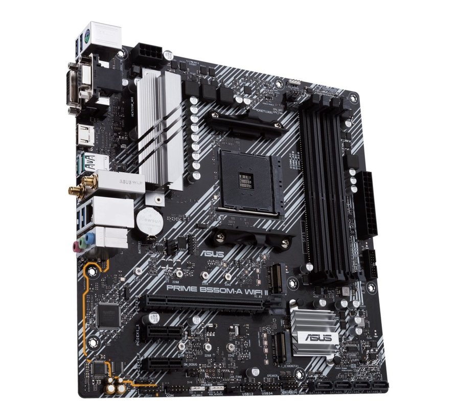 ASUS PRIME B550M-A WIFI II AMD B550 Socket AM4 micro ATX