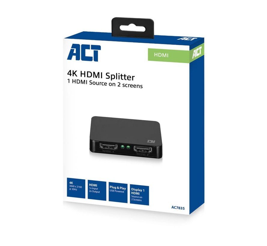 AC7835 video splitter HDMI 2x HDMI
