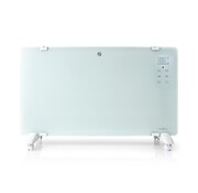 Nedis WIFIHTPL20FWT | Slimme Wi-Fi convectorkachel | 2000 W | Glazen frontpaneel | IP24 | Wit