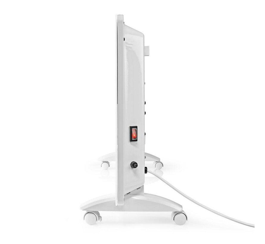 WIFIHTPL20FWT | Slimme Wi-Fi convectorkachel | 2000 W | Glazen frontpaneel | IP24 | Wit