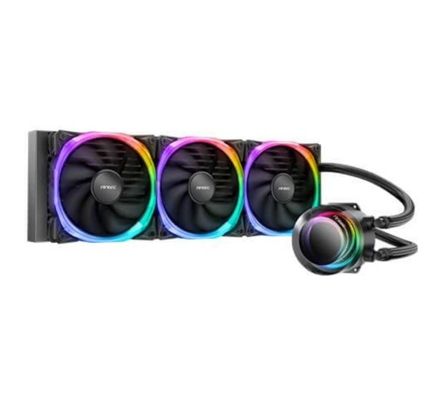 VORTEX 360 ARGB CPU cooler Zwart 3x120MM fan