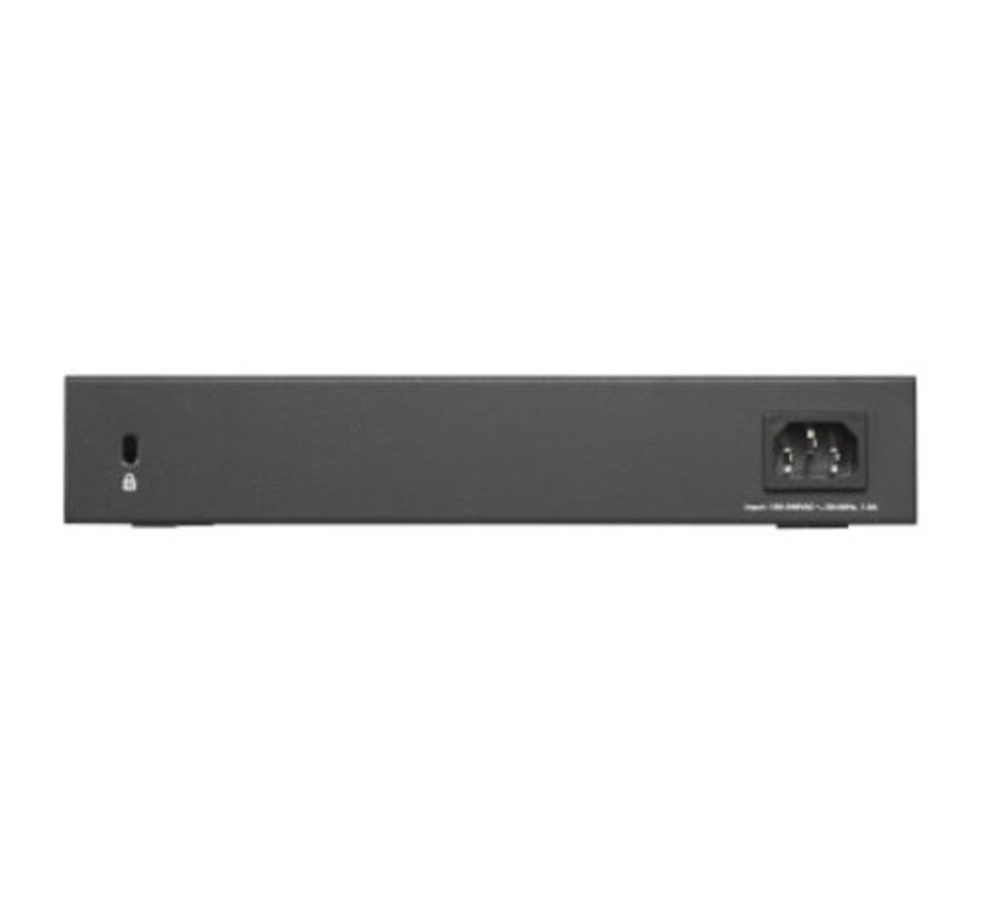 NETGEAR GS324 | 24-Poorts Unmanaged Gigabit Switch | Ventilatorloos | Rackmount | Zwart