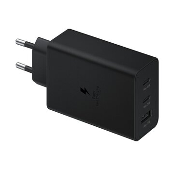 Samsung EP-T6530 | Oplader 65W | 2x USB-C & 1x USB-A | Zwart
