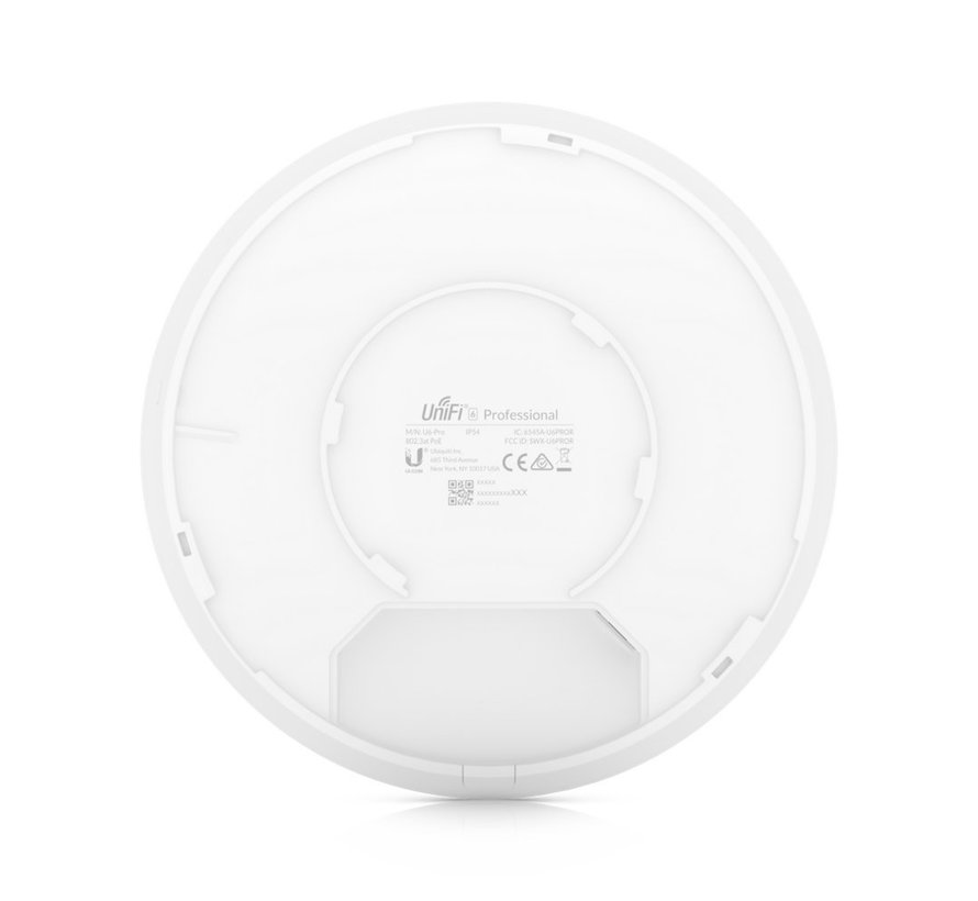 UniFi 6 Pro Access Point | Wifi 6 | Power over Ethernet (PoE) | 4800 Mbit/s | Inclusief Plafond- en Muurmontagebeugel