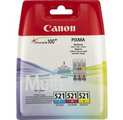 Canon 2934B010 | Originele Cyaan/Magenta/Geel Inktcartridges | 3-Pack