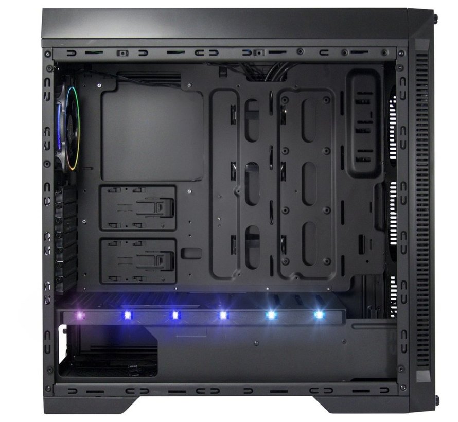 X-908 Infini2 | Infinity Mirror | Tower Case | USB-C | Zwart