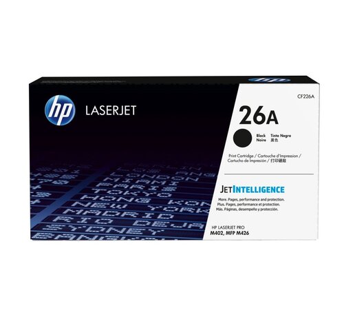 Hewlett Packard HP 26A | Originele Zwarte LaserJet Tonercartridge