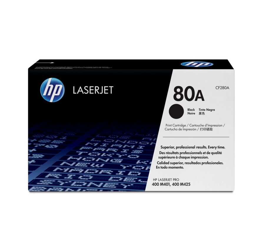 HP 80A | Originele Zwarte LaserJet Tonercartridge