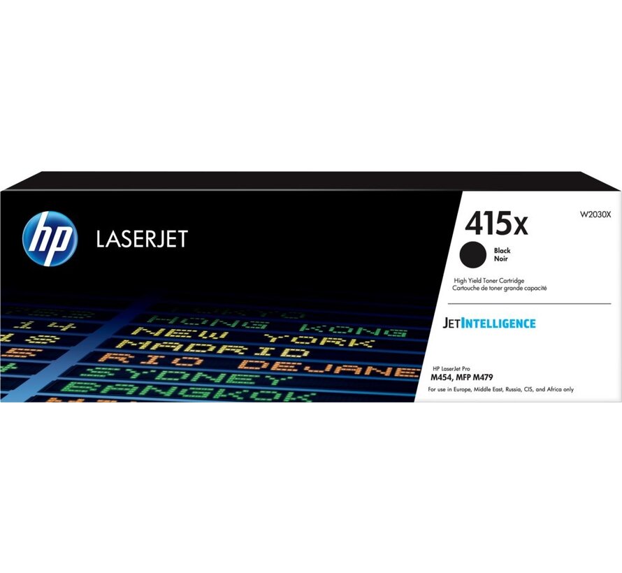 HP 415X | Originele High-Capacity Zwarte LaserJet Tonercartridge