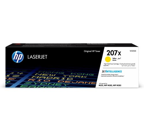 Hewlett Packard HP 207X | Originele High-Capacity Gele LaserJet Tonercartridge