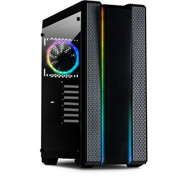 Inter-Tech S-3901 Impulse RGB | Tower Case | Zwart