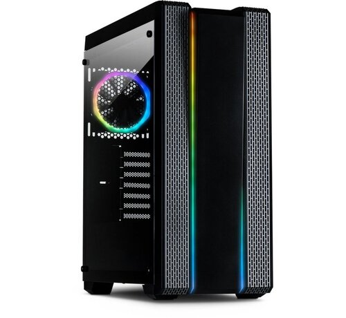 Inter-Tech S-3901 Impulse RGB | Tower Case | Zwart