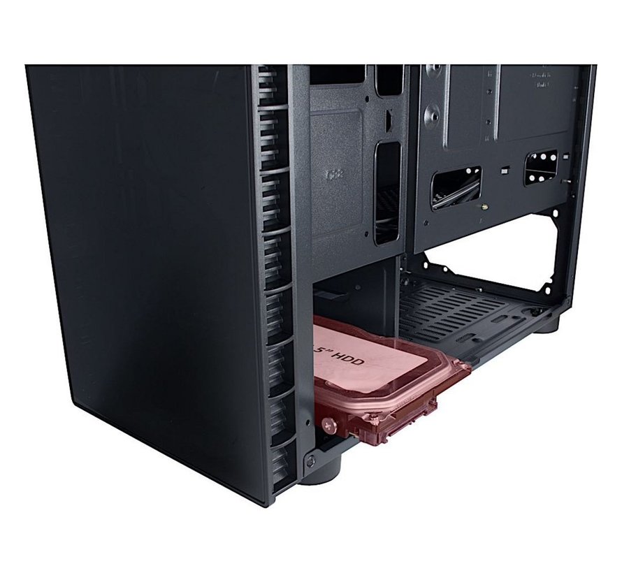 CXC2 Blue Light | Midi Tower Case | Zwart