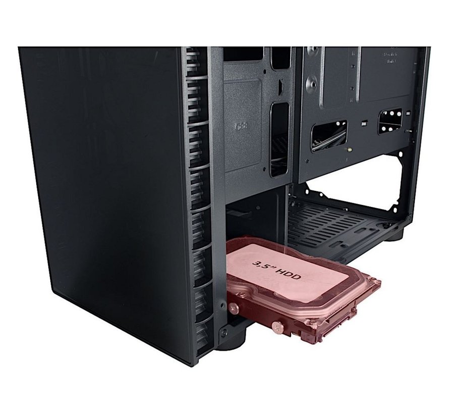 CXC2 Blue Light | Midi Tower Case | Zwart