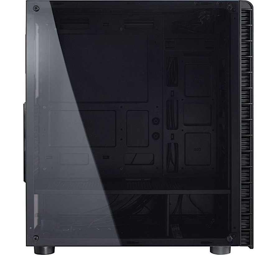 CXC2 Blue Light | Midi Tower Case | Zwart