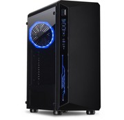 Inter-Tech C-3 Saphir RGB | Midi Tower | Zwart