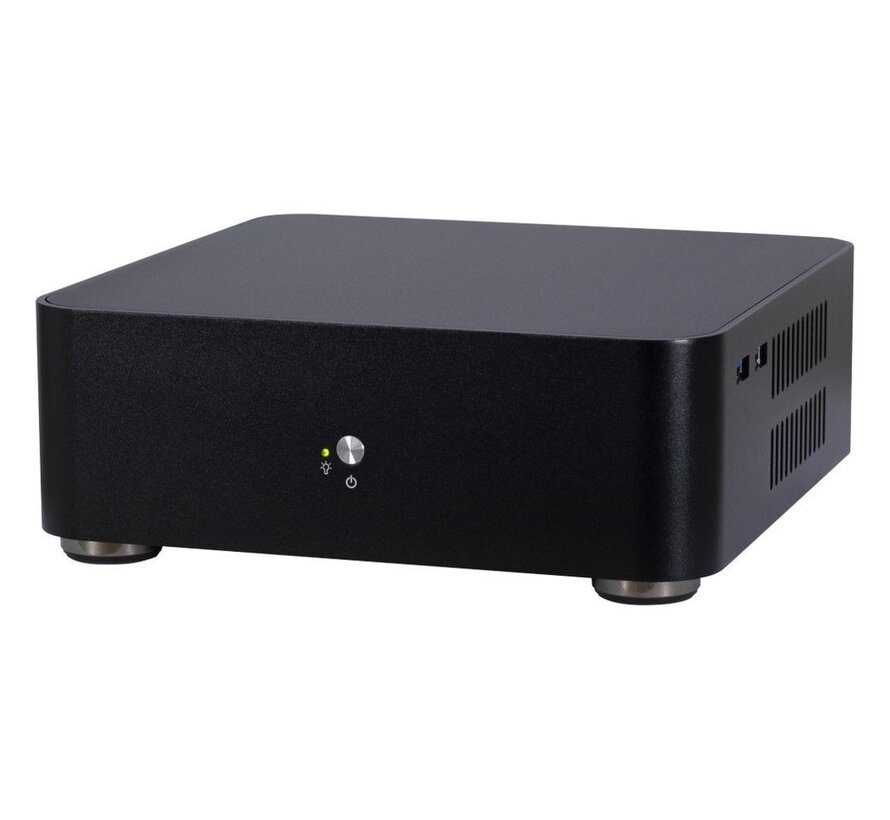 ITX A60 | Mini-ITX Case | 60 Watt Voeding | Zwart