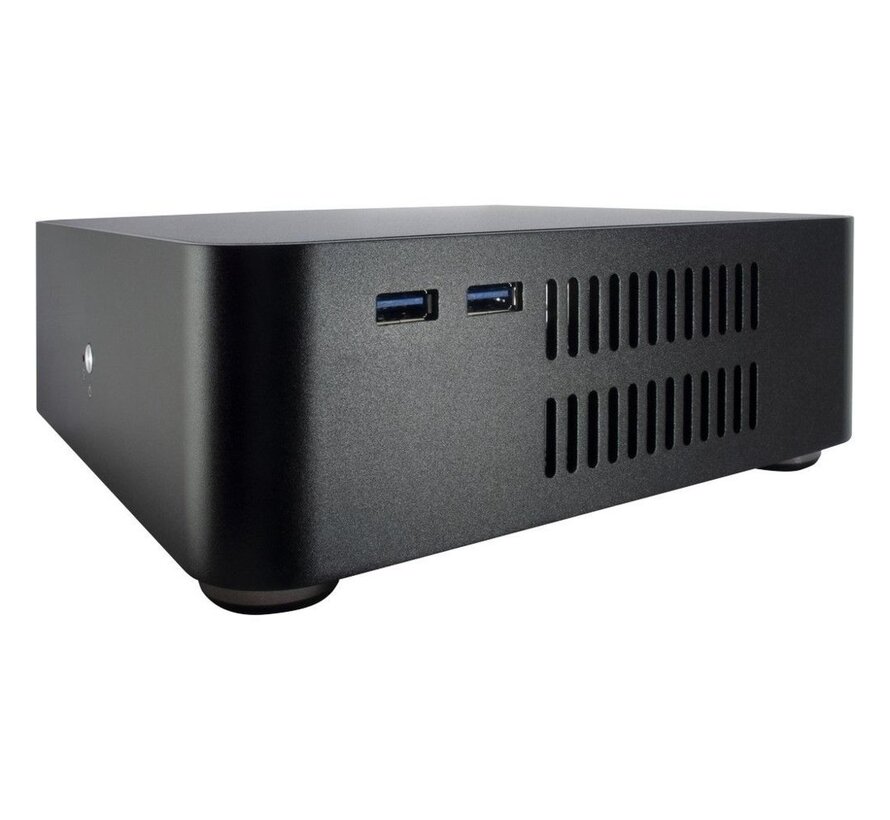 ITX A60 | Mini-ITX Case | 60 Watt Voeding | Zwart