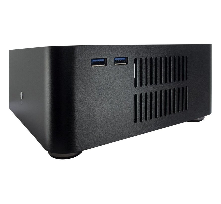 ITX A80 | Mini-ITX Case | 60 Watt Voeding | Zwart