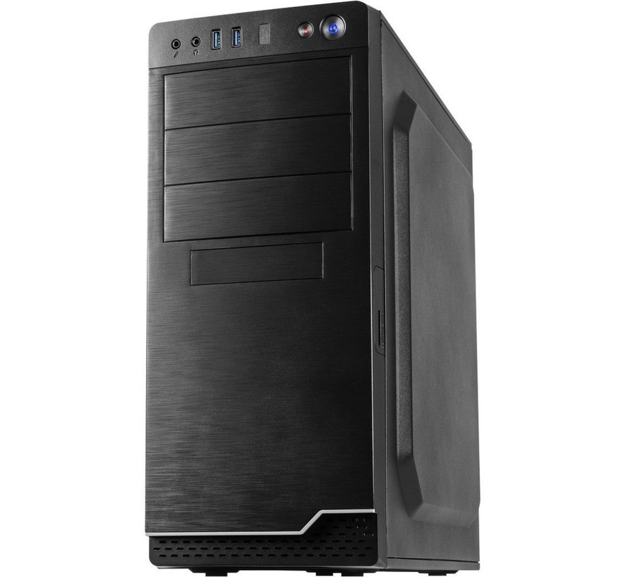 IT-5916 | Midi Tower Case | 500 Watt Voeding | Zwart