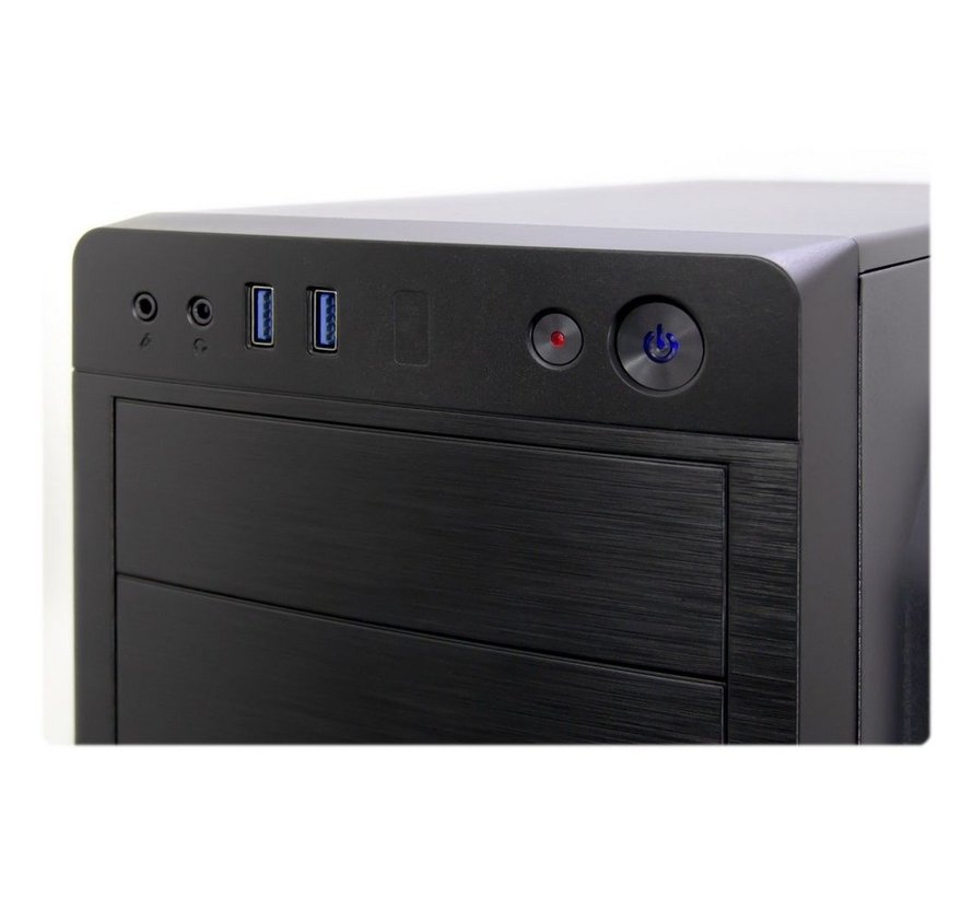 IT-5916 | Midi Tower Case | 500 Watt Voeding | Zwart