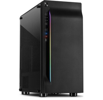 Inter-Tech A-3411 Creek RGB | Midi Tower | Zwart
