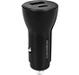 Car Charger 2-port 30W PD Fast Charging Black