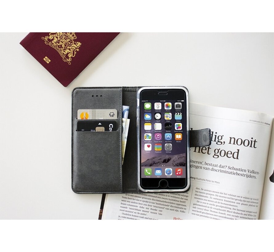 Premium Wallet TPU Case | Samsung Galaxy A3 (2017) | Zwart