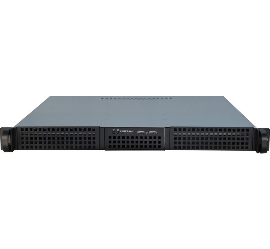 IPC 1U-10248 | Server Rack Case | Zwart