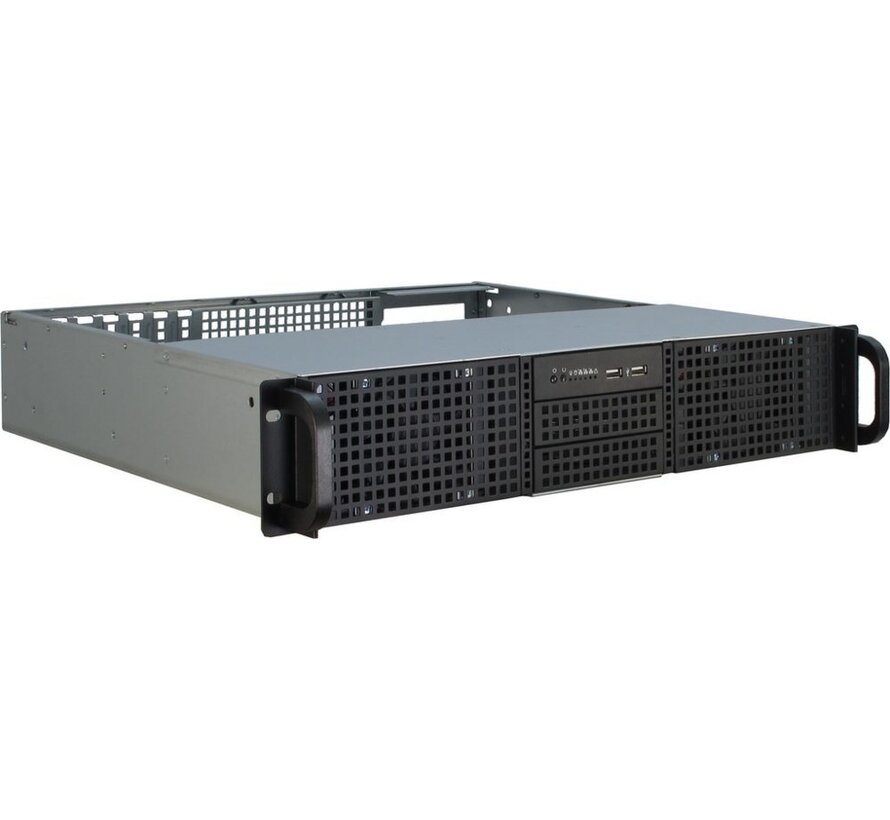 2U-20240 | Server Rack Case | Zwart
