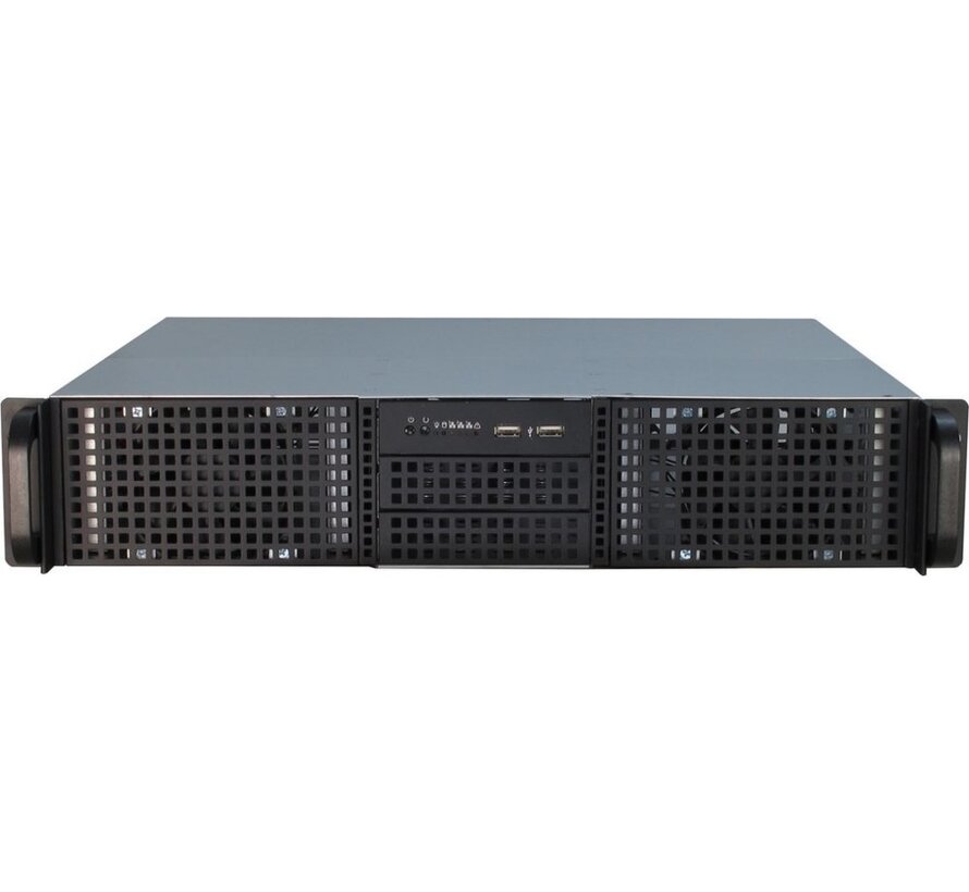 2U-20240 | Server Rack Case | Zwart