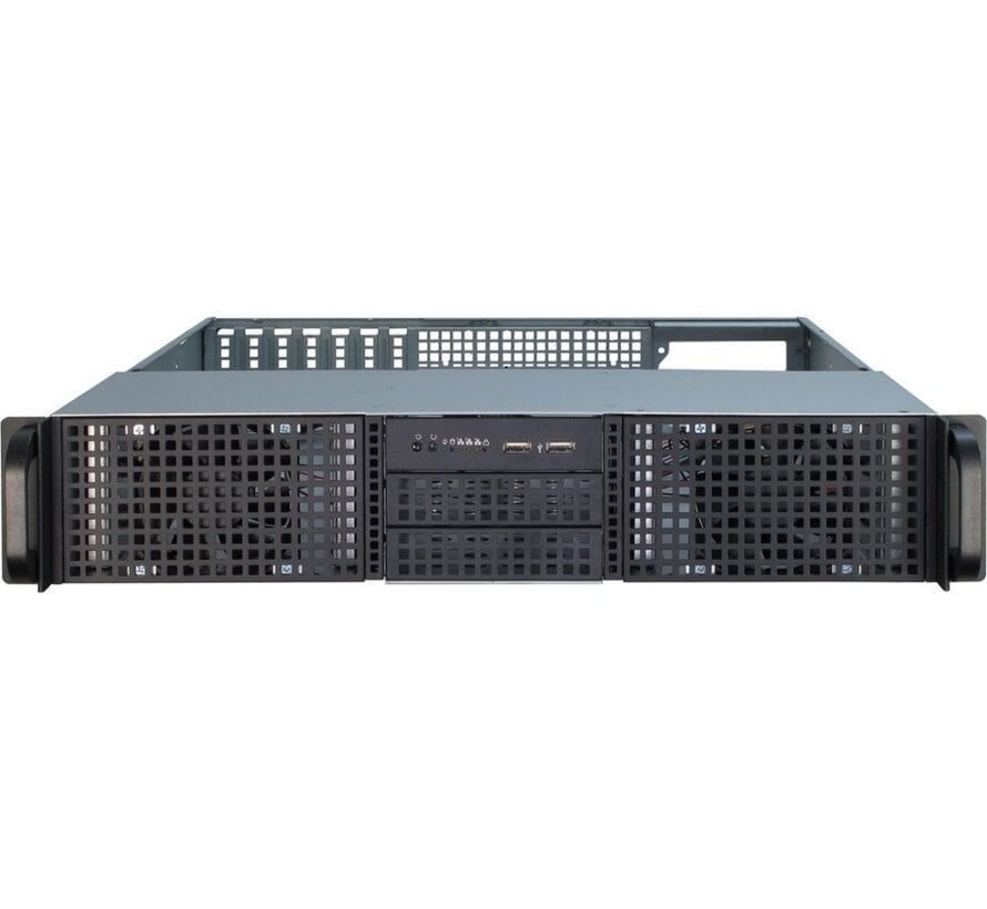 IPC 2U-20248 | Server Rack Case | Zwart
