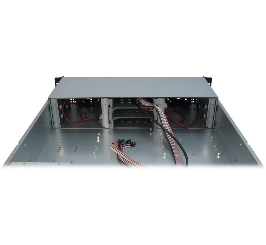 IPC 2U-20248 | Server Rack Case | Zwart