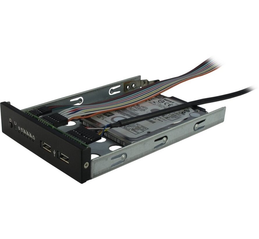 IPC 2U-20248 | Server Rack Case | Zwart