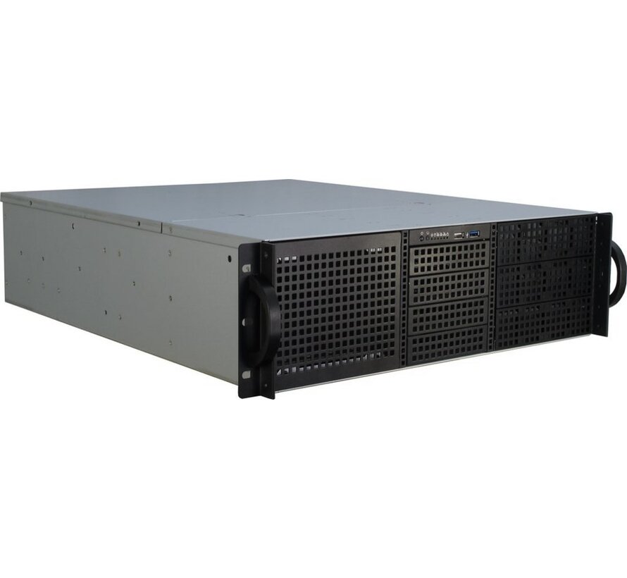 3U-30240 | Server Rack Case | Zwart