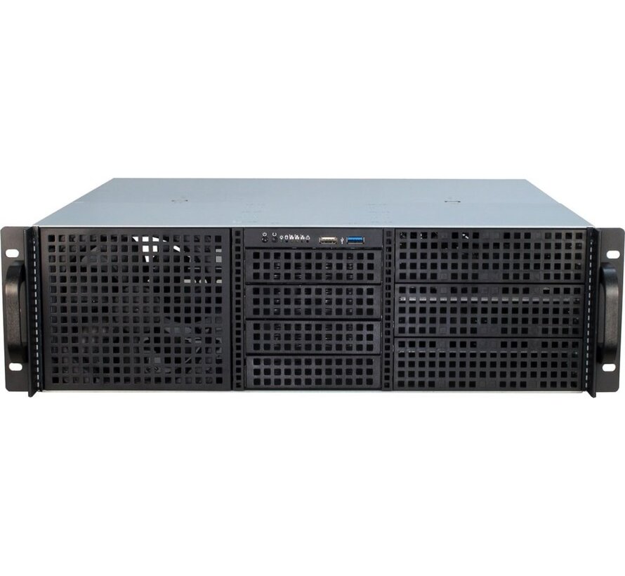 3U-30240 | Server Rack Case | Zwart