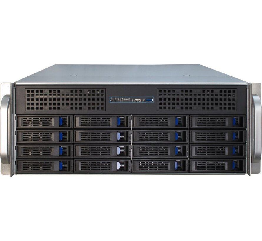 4U-4416L | Server Rack Case | Zwart/Zilver