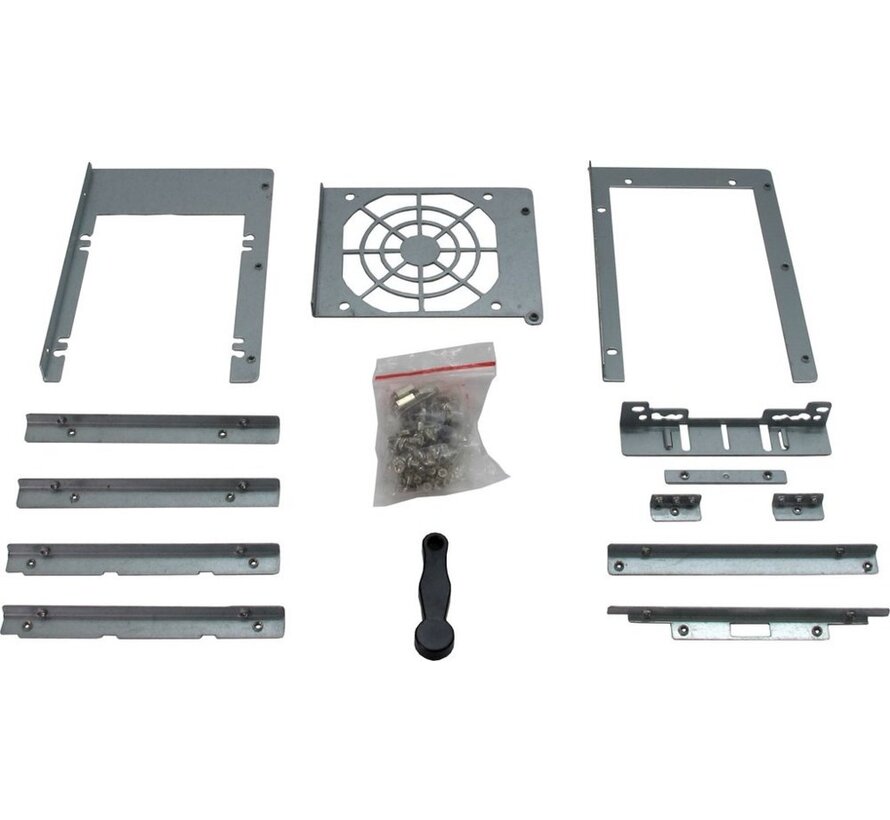 4U-4416L | Server Rack Case | Zwart/Zilver