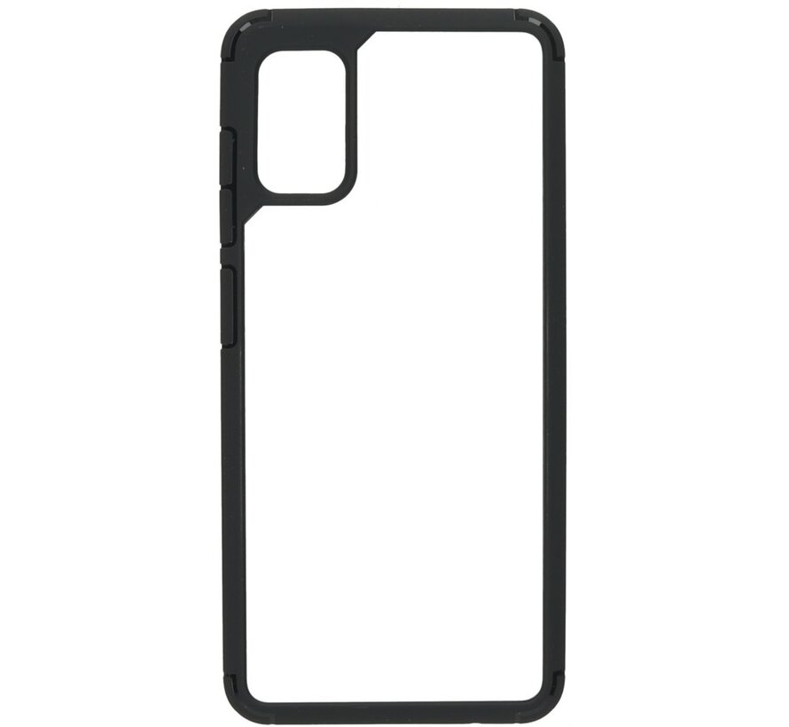 Rugged Clear Case | Samsung Galaxy A41 (2020) | Black