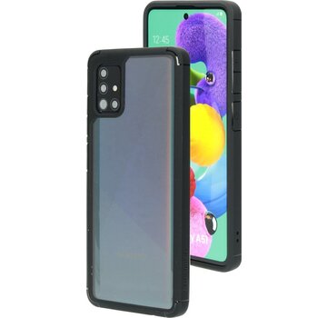 Mobiparts Rugged Clear Case | Samsung Galaxy A51 (2020) | Black