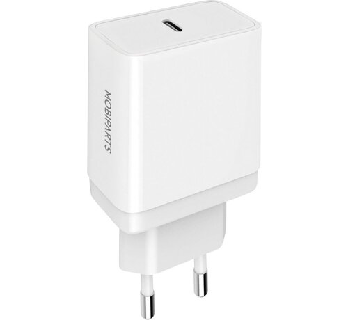 Mobiparts Wall Charger USB-C 20w Wit (with PD)